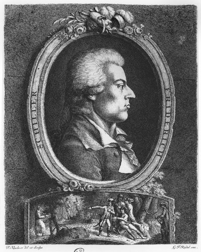 Friedrich Schiller (1759-1805) de Friedrich Kirschner